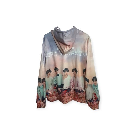 K-Pop BTS Hoodie Love Yourself World Tour Sweater - Picture 2 of 5